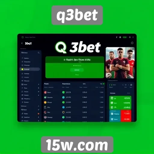 Análise da interface do usuário do site q3bet